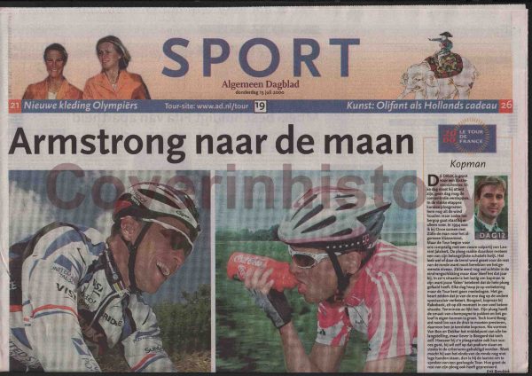 Newspaper supplements LANCE ARMSTRONG Tour de France (Holland, 2000)