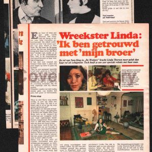 Articles AVENGERS Patrick MacNee Linda Thorson John Steed Tara King (Holland, 1975, 1977)