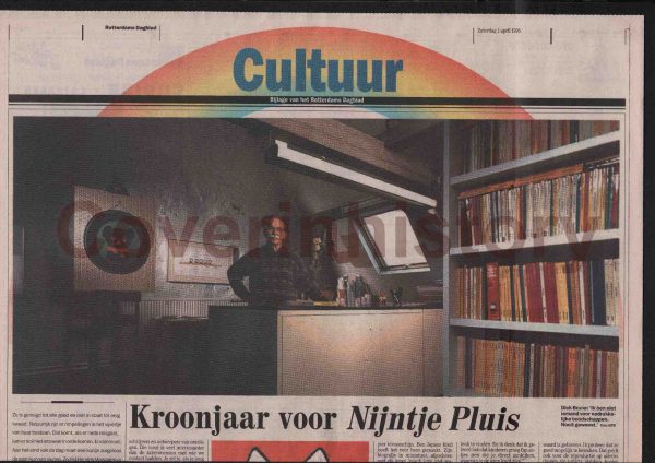 Newspaper article DICK BRUNA Nijntje 40 jaar (Holland, 1995)