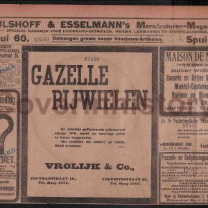 GAZELLE RIJWIELEN BICYCLES (Holland, 1916)