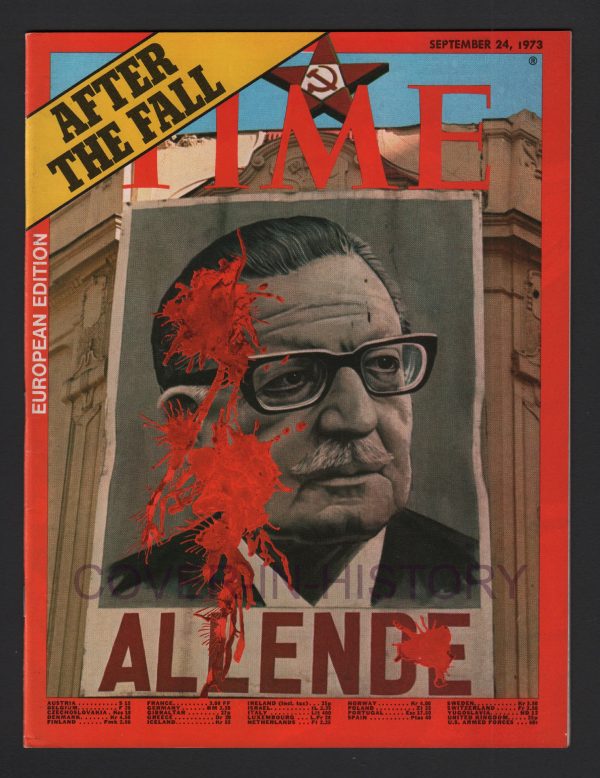 Time Magazine Salvador Allende Pinochet Chili 24 september 1973 (cover Carl Roodman)