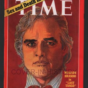 Time Magazine Marlon Brando Bertolucci 22 january 1973 (art Bob Peak)