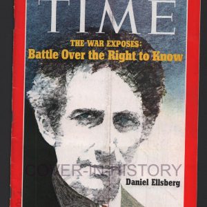 TIME MAGAZINE 5 july 1971 Pentagon Papers Daniel Ellsberg (cover art Robert Heindel)