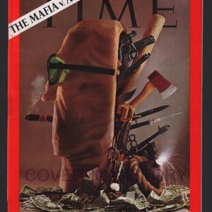 Time Magazine 22 august 1969 Mafia (cover art Jack Gregory) Kennedy