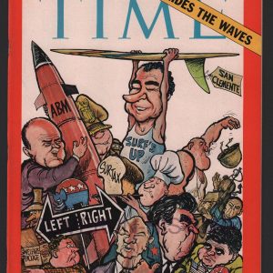 TIME MAGAZINE 15 august 1969 Nixon presidency (cover art Pat Oliphant)