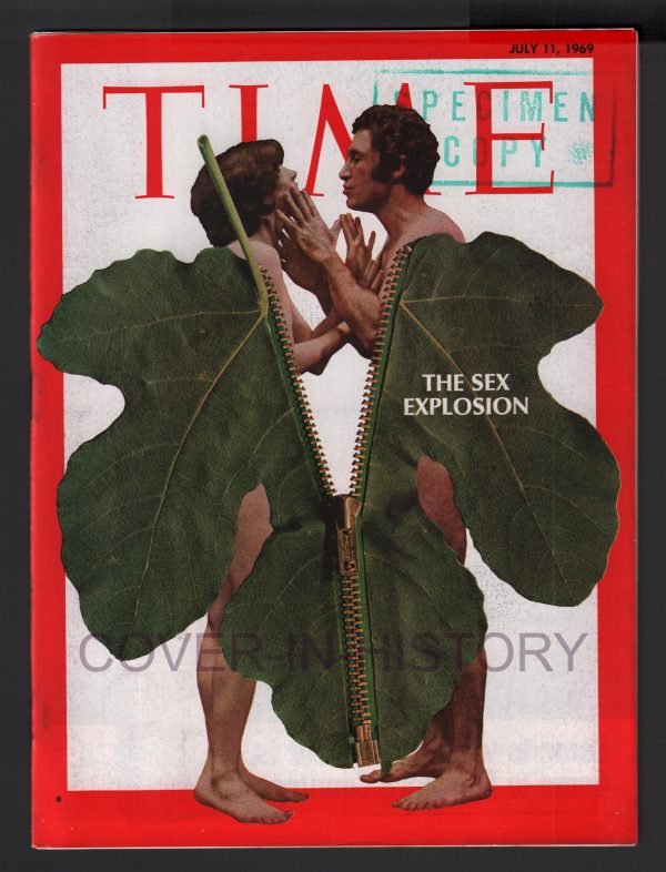 TIME MAGAZINE 11 july 1969 Sex Explosion Free Love (cover art Dennis Wheeler)