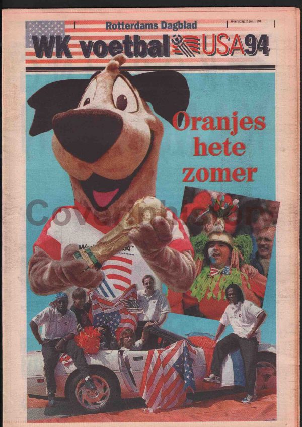 Newspaper supplement World Championship Football USA (Holland, 1994)